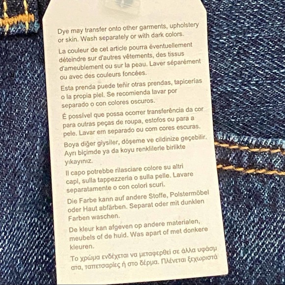 LEVI’S  Original Fit 501 Button Fly Dark Rinsed Cut Off Denim Short Size 32 - Picture 9 of 11